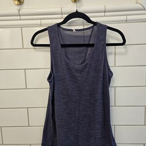Old Navy Heathered Purple Scoop Neck Tank
